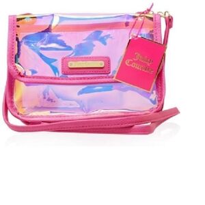 Juicy Couture Iridescent Crossbody Pink Bag NWT